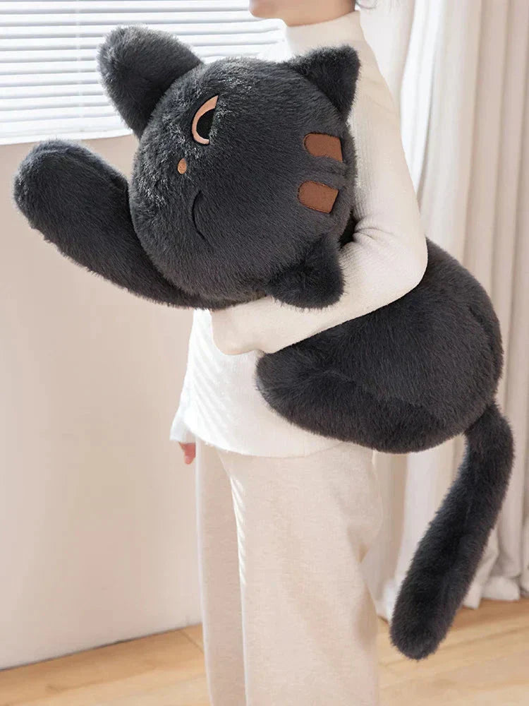Maliben | Giant Black Grey Cat Plushies