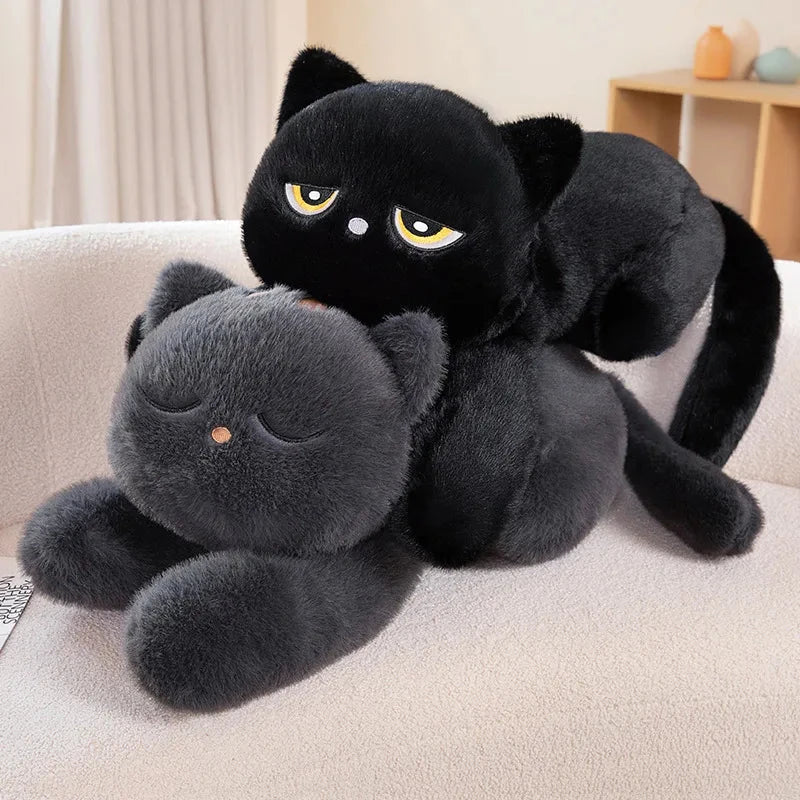 Maliben | Giant Black Grey Cat Plushies