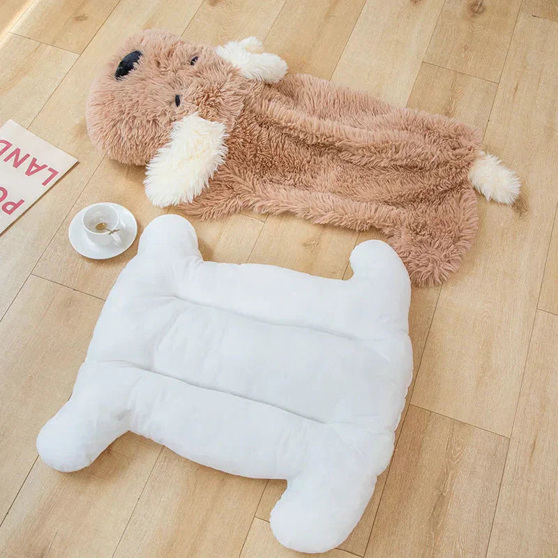 Maliben | Giant Fluffy Pancake Dog Plushie