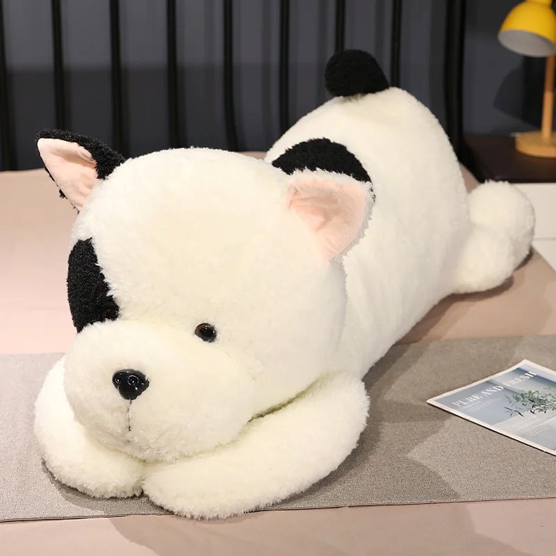 Maliben | Giant Fluffy Spotty White Black Dog Plushie