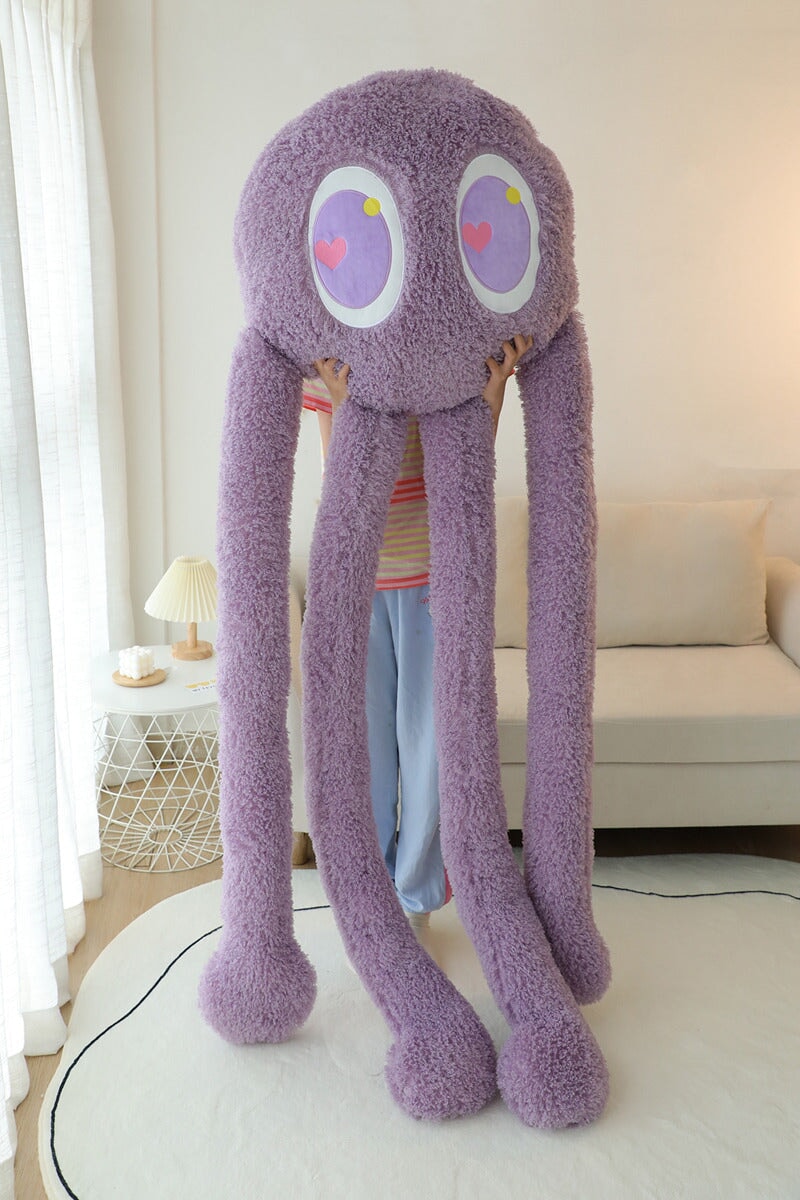 Maliben | Giant Fuzzy 4 Legged Octopus Plushie