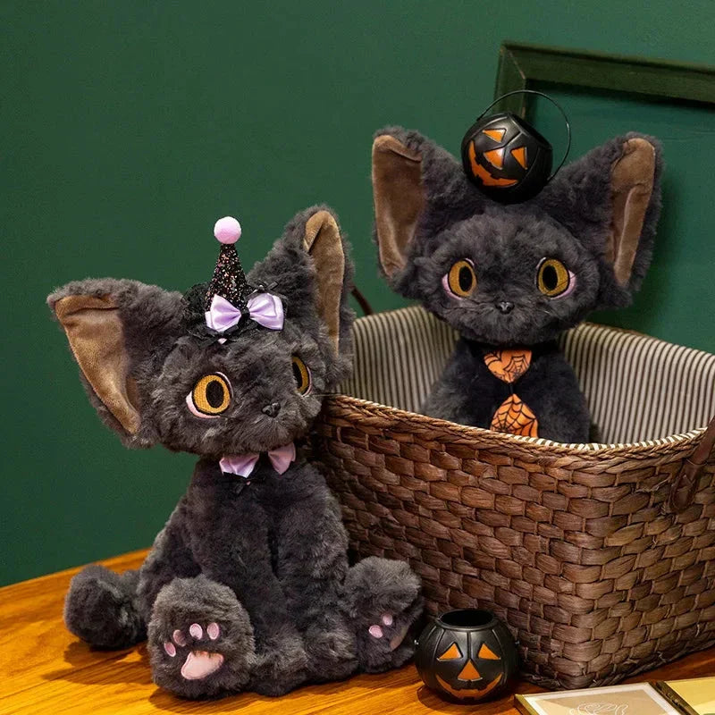 Maliben | Halloween Black Witch Cat Plushies
