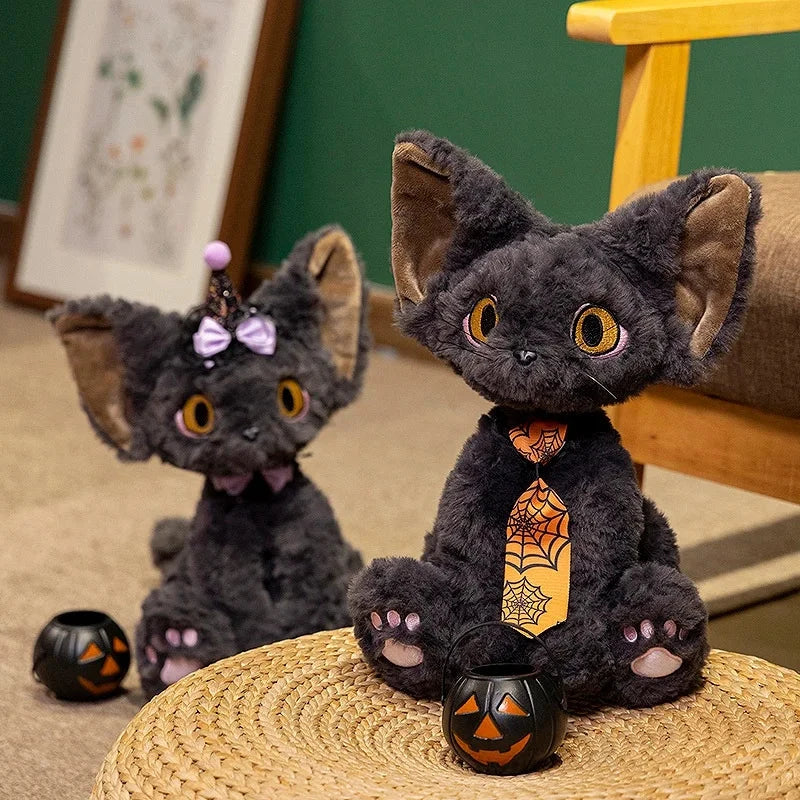 Maliben | Halloween Black Witch Cat Plushies