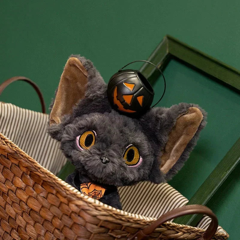 Maliben | Halloween Black Witch Cat Plushies