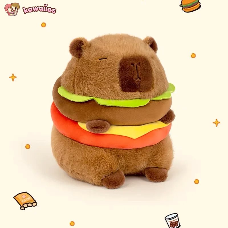 Maliben | Hamburger Capybara Fluffy Plushie