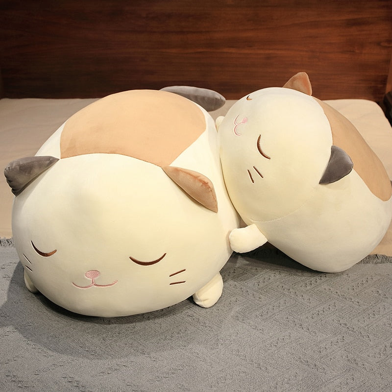 Maliben | Huge Snuggly Caramel Cat Plush