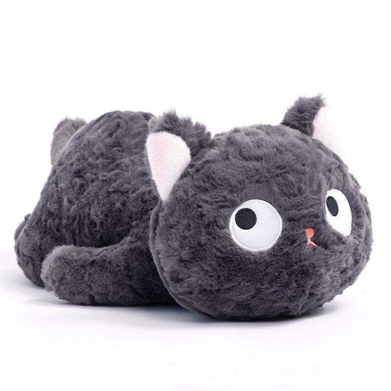 Maliben | Jiji The Fluffy Black Cat Plushie Laying Down