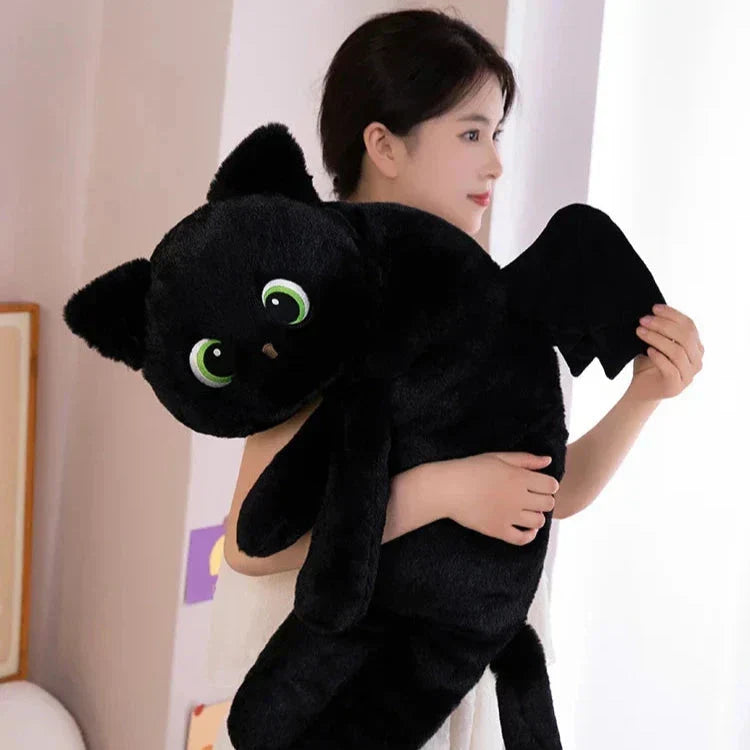 Maliben | Kawaii Black Cat With Wings Plushies