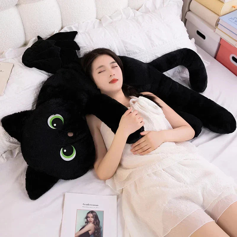 Maliben | Kawaii Black Cat With Wings Plushies