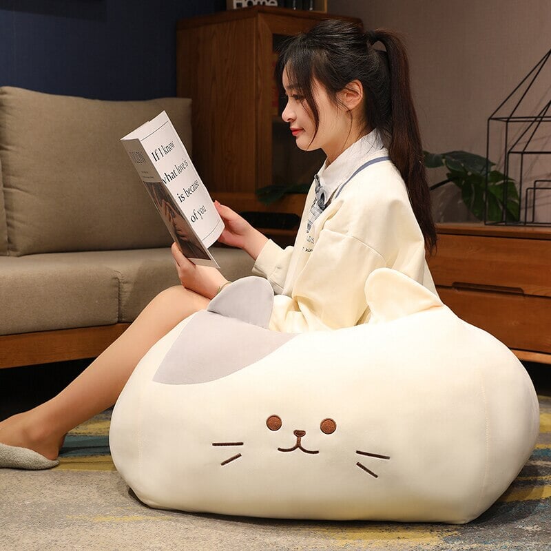 Maliben | Kawaii Black White Cube Cat Plushies