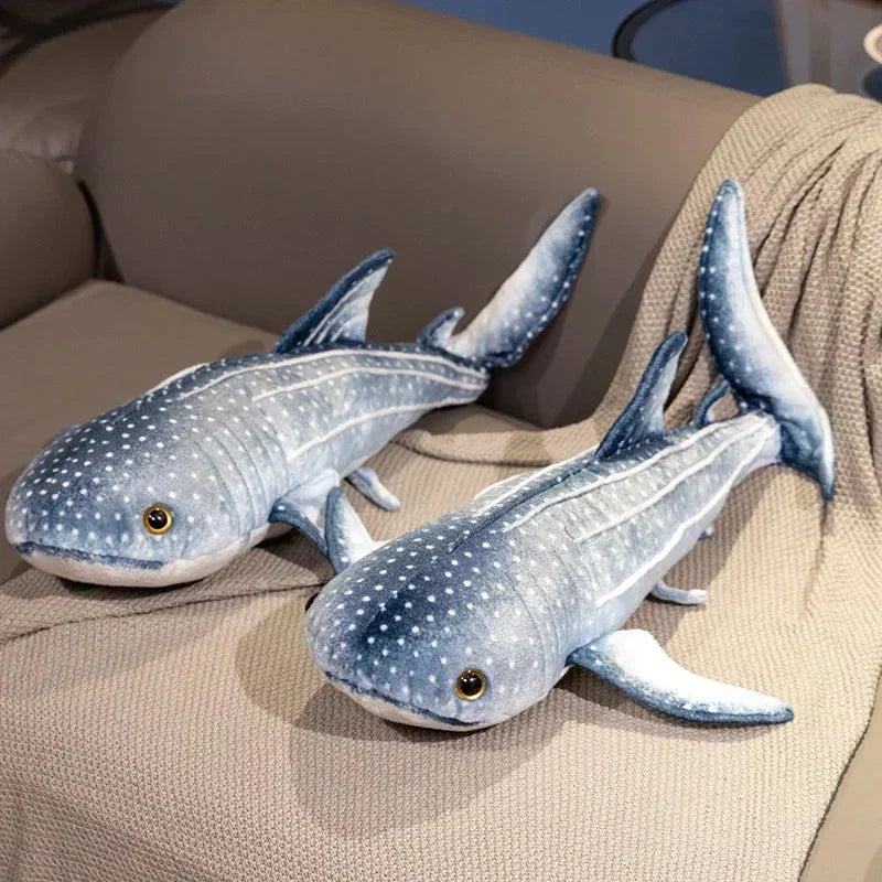 Maliben | Kawaii Blue Whale Shark Soft Toy Plushie