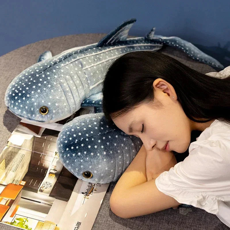 Maliben | Kawaii Blue Whale Shark Soft Toy Plushie