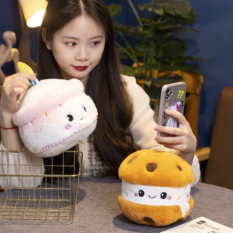 Maliben | Kawaii Cake Plushie Strawberry Fruit Muffin Bakery Plushies