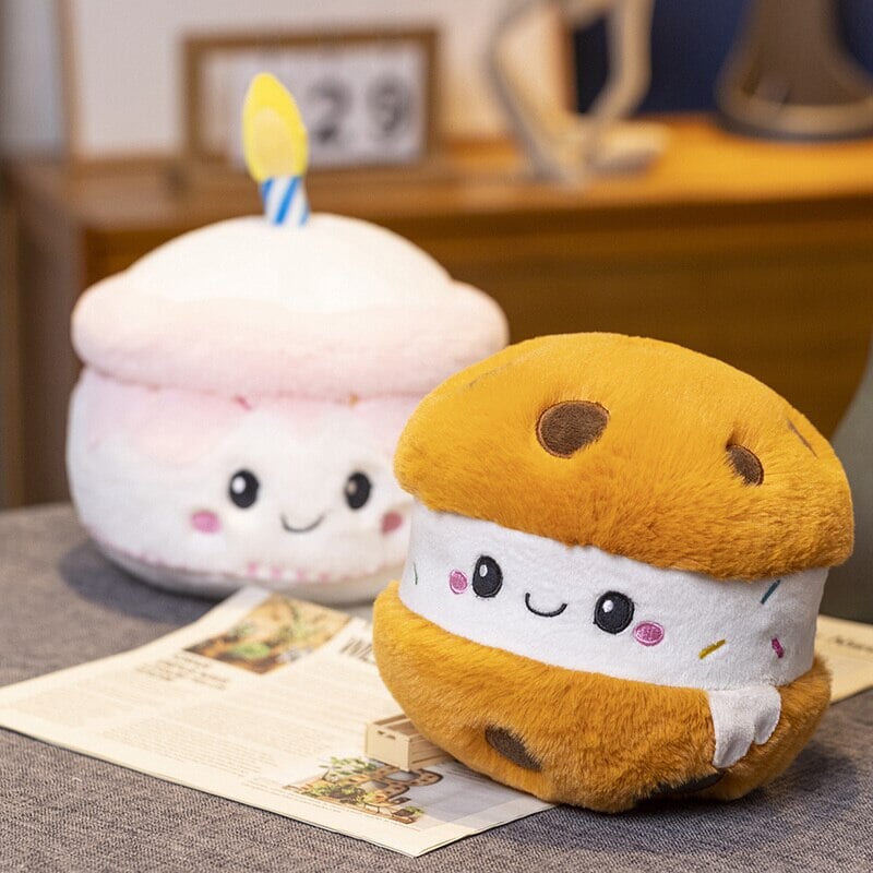 Maliben | Kawaii Cake Plushie Strawberry Fruit Muffin Bakery Plushies