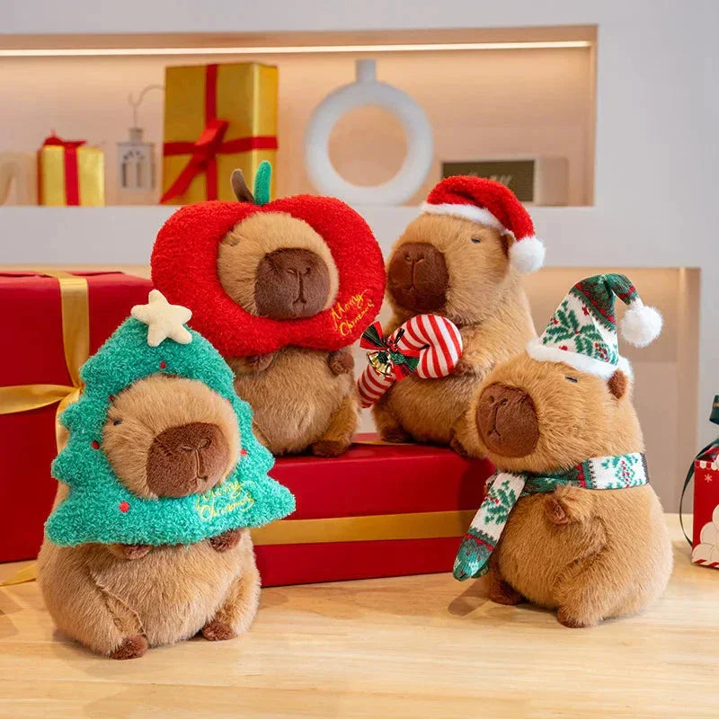 Maliben | Kawaii Capybara Christmas-Themed Plushies