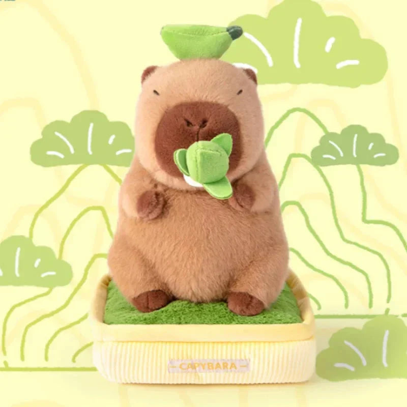 Maliben | Kawaii Capybara Plant Pot Plushie