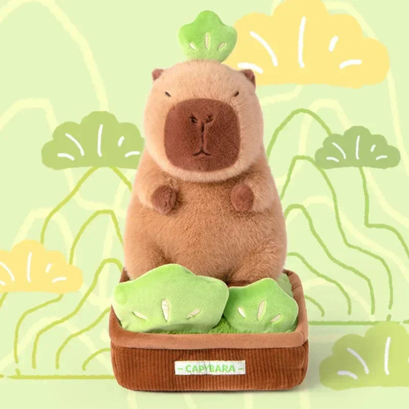 Maliben | Kawaii Capybara Plant Pot Plushie