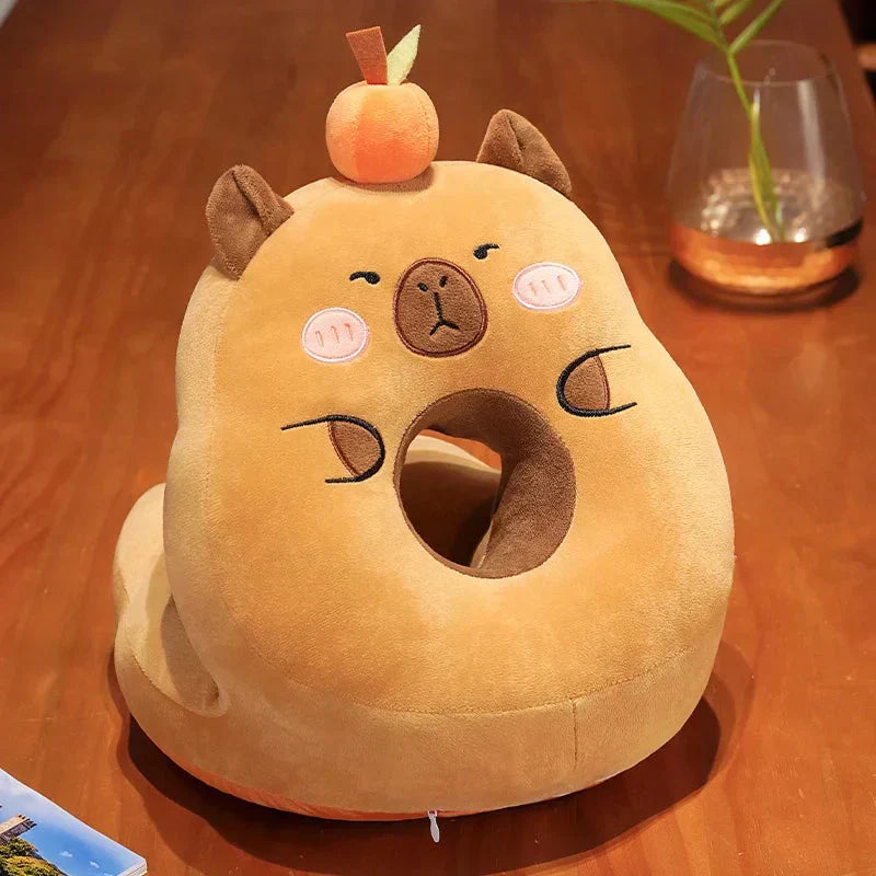 Maliben | Kawaii Capybara Power Nap Head Rest Cushion