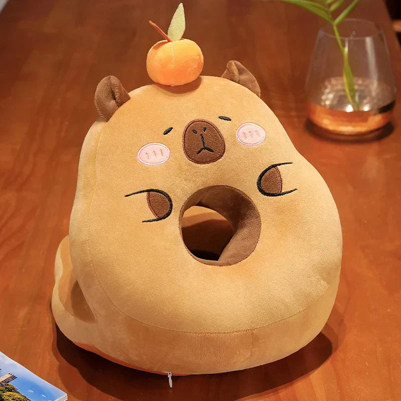 Maliben | Kawaii Capybara Power Nap Head Rest Cushion