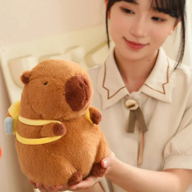 Maliben | Kawaii Capybara With Backpack Plush Collection