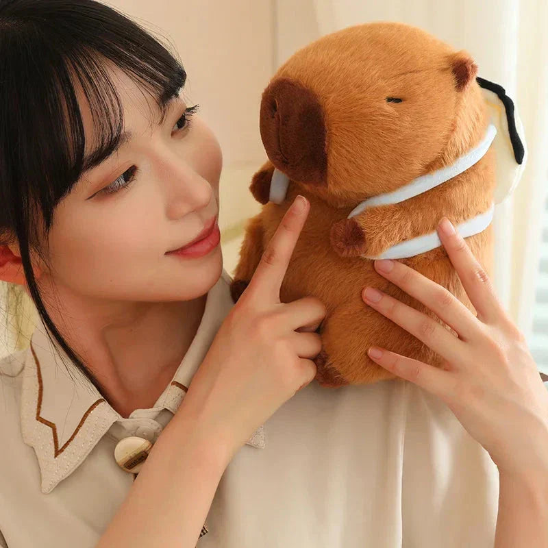 Maliben | Kawaii Capybara With Backpack Plush Collection