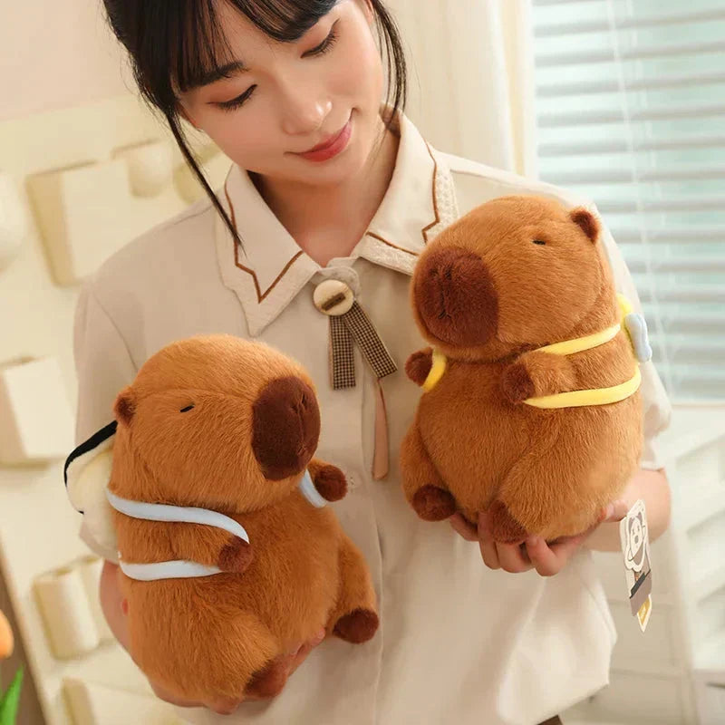 Maliben | Kawaii Capybara With Backpack Plush Collection