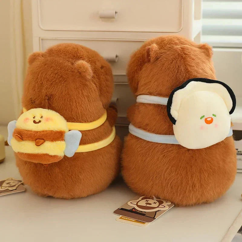 Maliben | Kawaii Capybara With Backpack Plush Collection