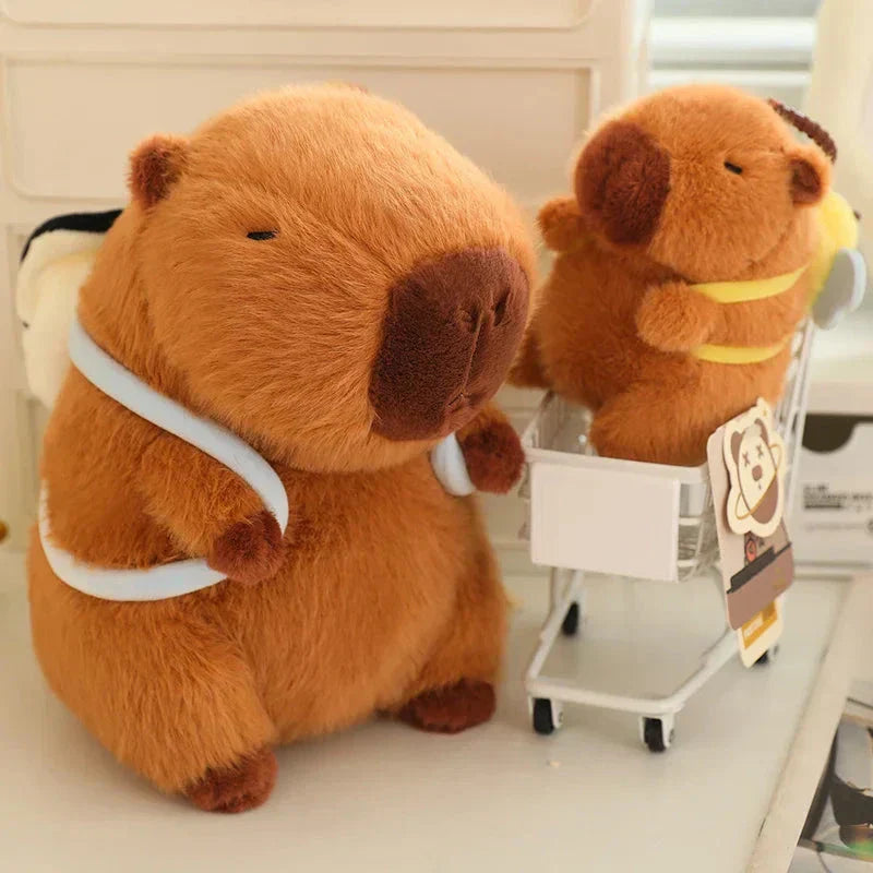 Maliben | Kawaii Capybara With Backpack Plush Collection