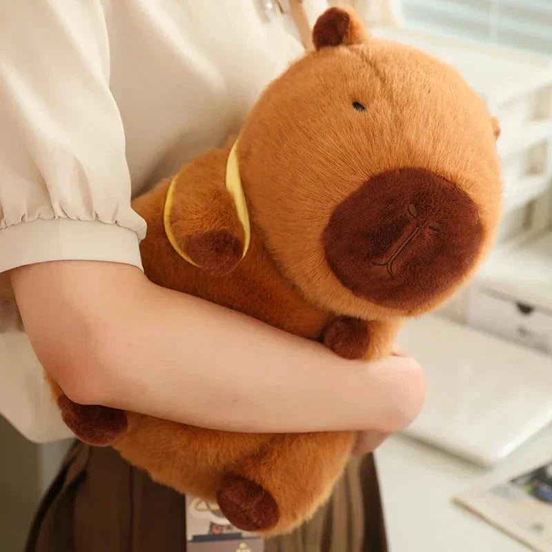 Maliben | Kawaii Capybara With Backpack Plush Collection