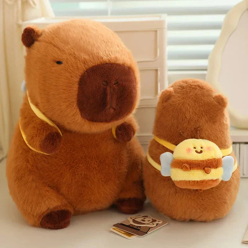 Maliben | Kawaii Capybara With Backpack Plush Collection