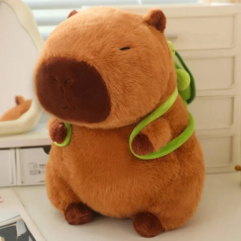 Maliben | Kawaii Capybara With Backpack Plush Collection