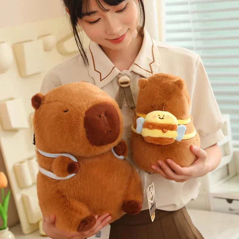 Maliben | Kawaii Capybara With Backpack Plush Collection