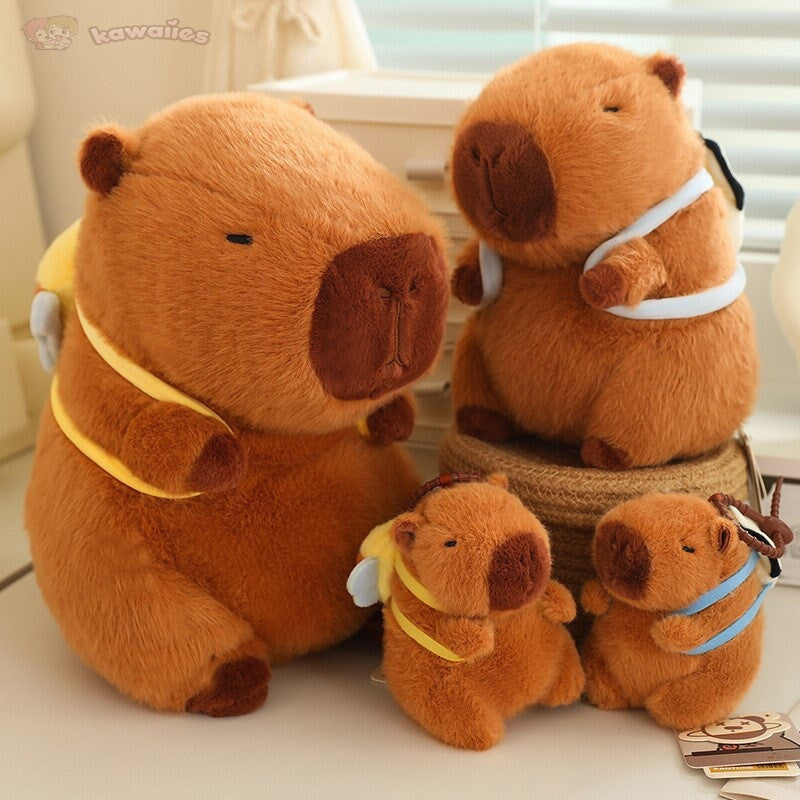 Maliben | Kawaii Capybara With Backpack Plush Collection