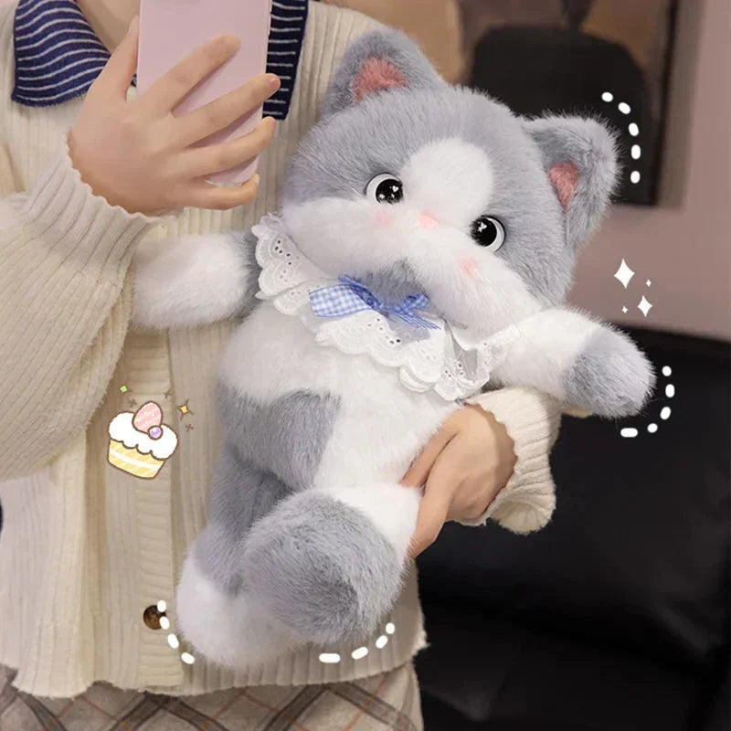 Maliben | Kawaii Cat Plush Family with Collar