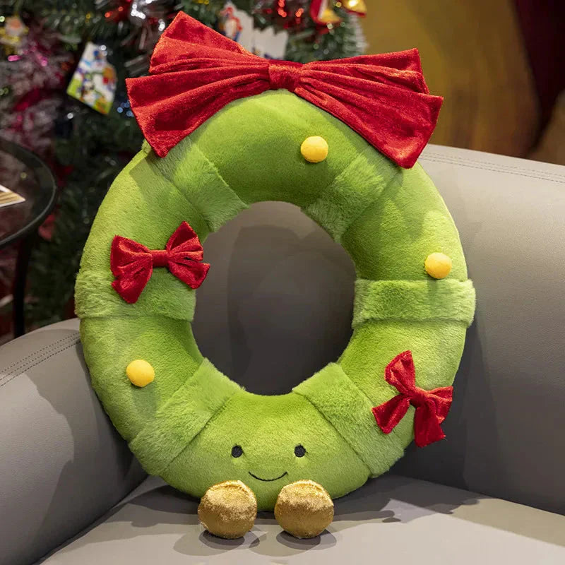 Maliben | Kawaii Christmas Tree Wreath Door Ring Plushies
