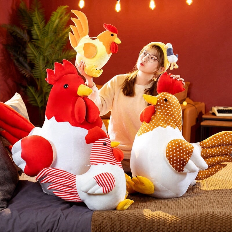 Maliben | Kawaii Chubby Chicken Plushie Family