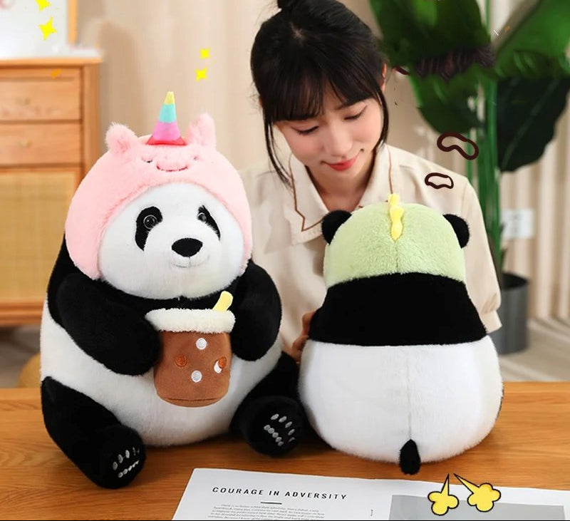 Maliben | Kawaii Chunky Panda Plushie Crew