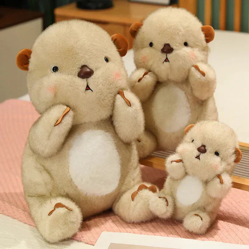 Maliben | Kawaii Fluffy Blushing Otter Plushie