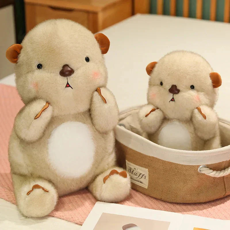 Maliben | Kawaii Fluffy Blushing Otter Plushie
