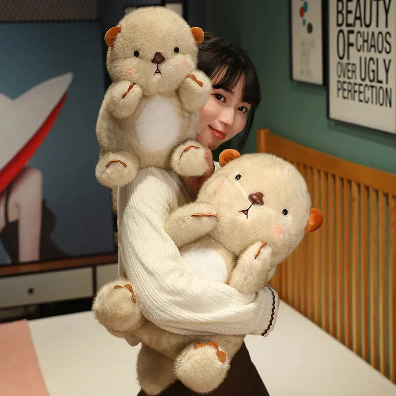 Maliben | Kawaii Fluffy Blushing Otter Plushie