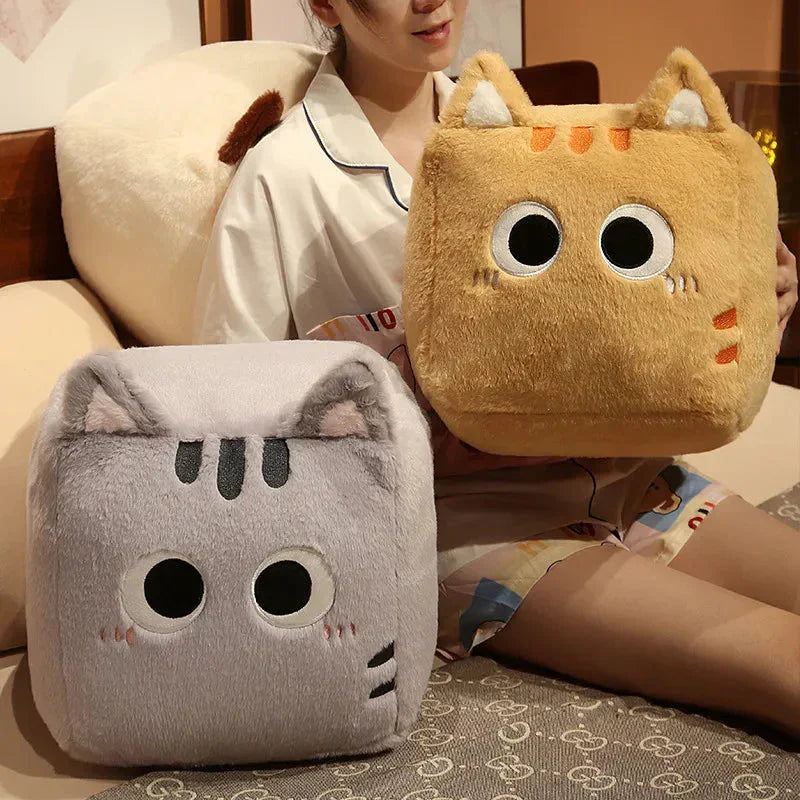 Maliben | Kawaii Fluffy Cube Cat Plushie Collection