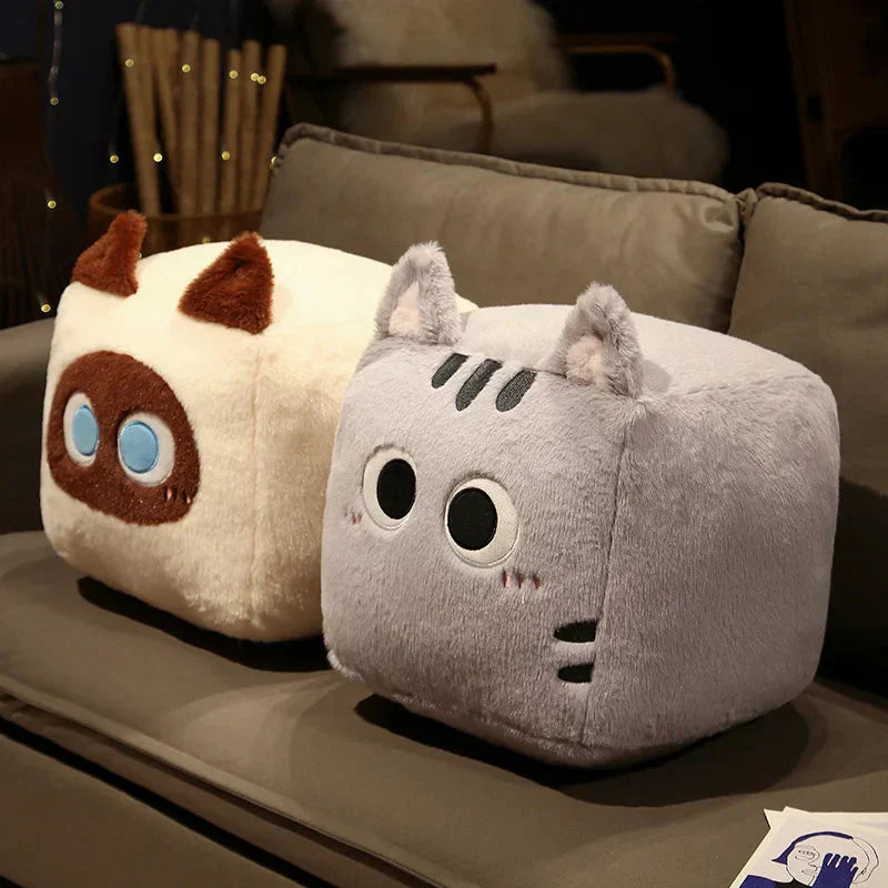 Maliben | Kawaii Fluffy Cube Cat Plushie Collection