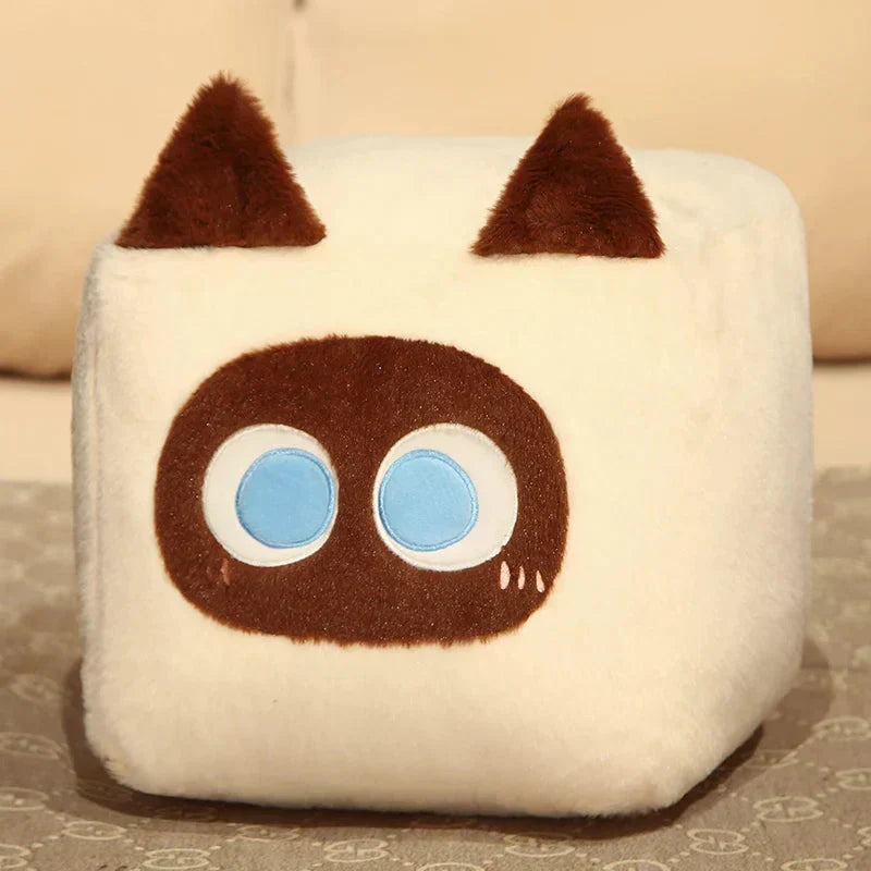 Maliben | Kawaii Fluffy Cube Cat Plushie Collection