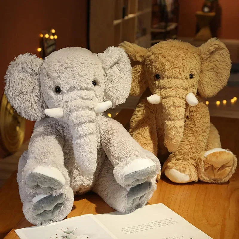 Maliben | Kawaii Fluffy Elephant Plush Family