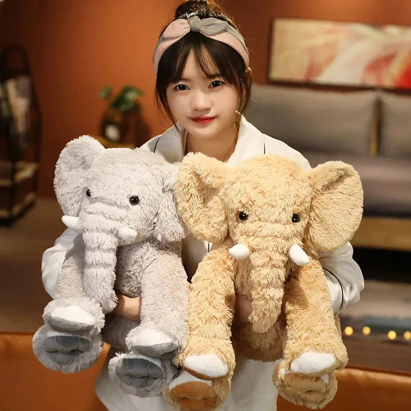 Maliben | Kawaii Fluffy Elephant Plush Family