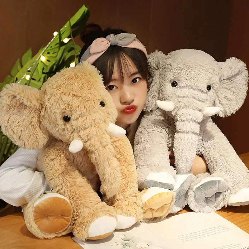 Maliben | Kawaii Fluffy Elephant Plush Family