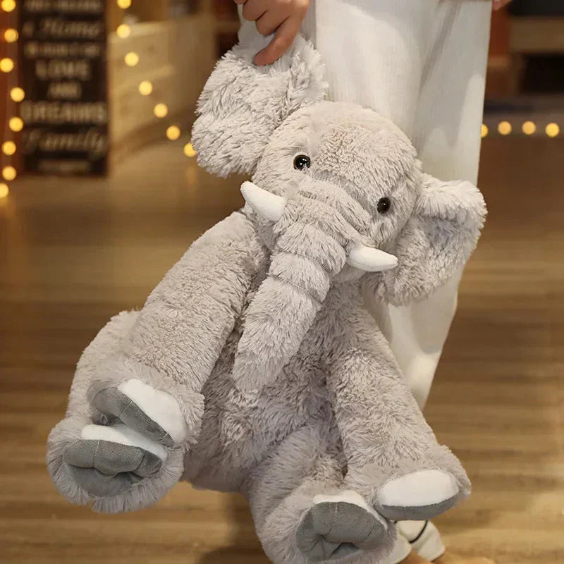 Maliben | Kawaii Fluffy Elephant Plush Family