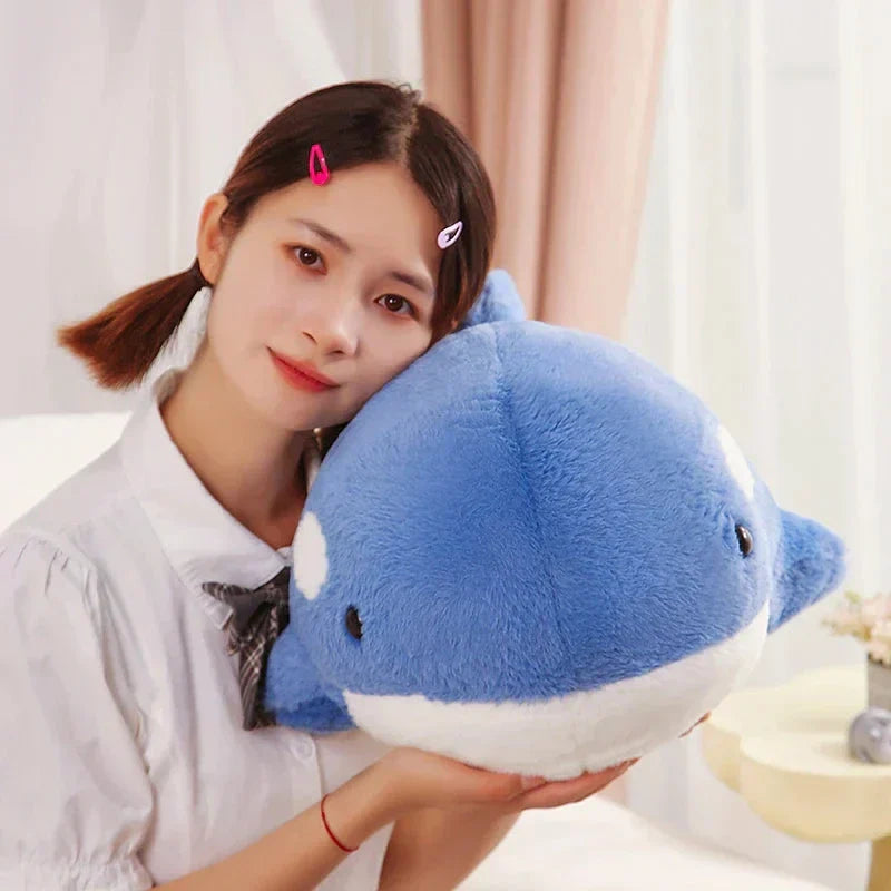 Maliben | Kawaii Fluffy Gray Blue Killer Whale Plushies
