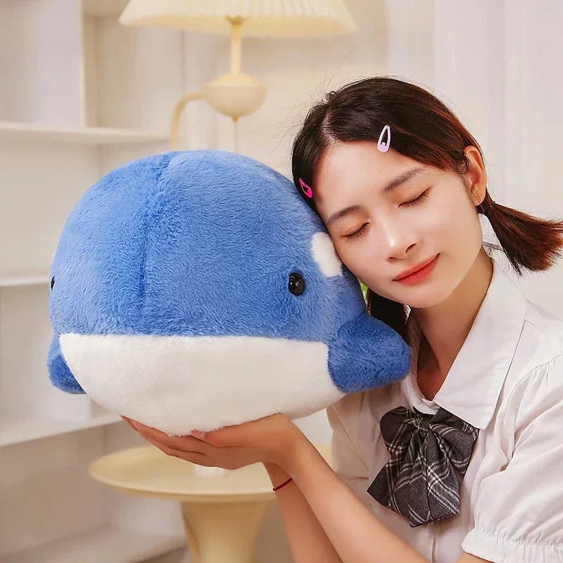 Maliben | Kawaii Fluffy Gray Blue Killer Whale Plushies