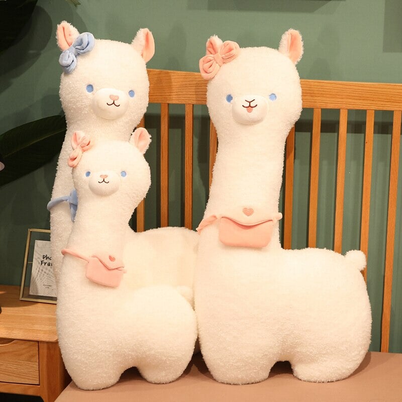 Maliben | Kawaii Fluffy White Pancake Alpaca Plushie